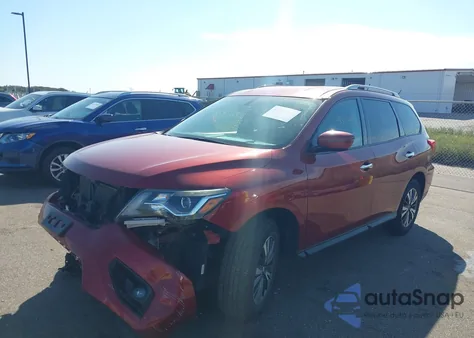 2017 Nissan Pathfinder Sv from USA, damaged, VIN 5N1DR2MM8HC683703